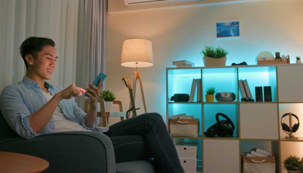 Iluminación en una smart home