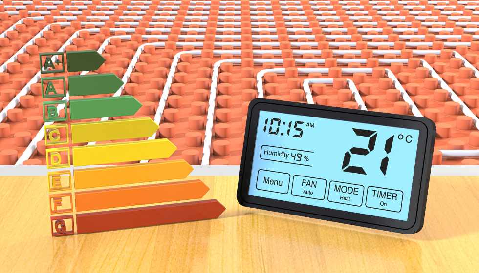 Instal·lació de terra radiant per a la calefacció